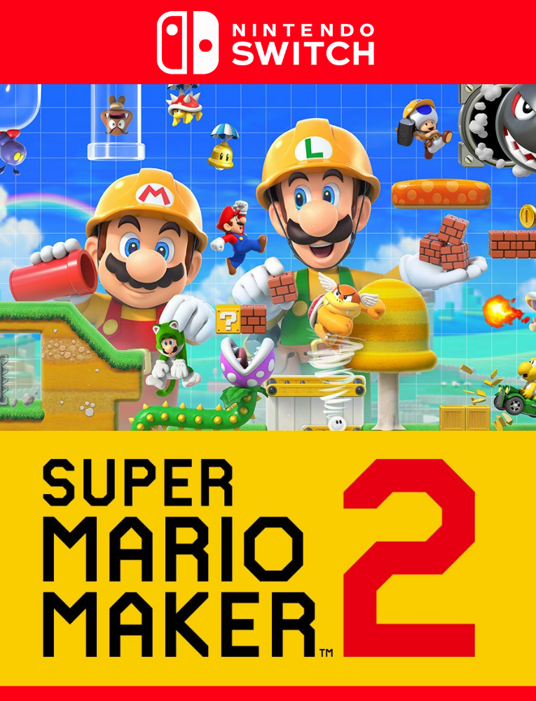 Super Mario Maker 2 – Nintendo Switch – Mídia Digital
